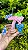 Vela em Biscuit Stitch e Angel - Imagem 1
