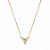 Colar Coração Moissanite 8x8mm 2ct em Prata 925 com Banho de Ouro 18K - Imagem 1
