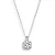Colar Moissanite 8mm em Prata 925 com Banho de Ródio - Imagem 1