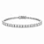 Pulseira Riviera de Moissanite 3mm 5,3ct em Prata 925 - Imagem 1