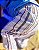Calça Reta - Stripes Marrom e Azul - Imagem 2