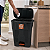 Lixeira Com Pedal 60L Retangular Preta Reforçada Multiuso Antares - Imagem 4