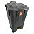Lixeira Com Pedal 60L Retangular Preta Reforçada Multiuso Antares - Imagem 6