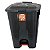 Lixeira Com Pedal 30L Retangular Preta Reforçada Multiuso Antares - Imagem 5