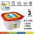 Kit Potes Facilite Herméticos Microondas Freezer BPA Free 3 Peças Antares - Imagem 2