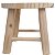 Banqueta Infantil em Madeira Pinus Redondo 21x24cm Ideal Para Crianças e Manicures Cagema - Imagem 7
