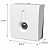 Dispenser Para Papel Toalha Interfolhado Suporte de Parede Branco Superpro - Imagem 3