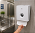 Dispenser Para Papel Toalha Interfolhado Suporte de Parede Branco Superpro - Imagem 1