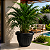 VASO GREGO REDONDO G PRETO GARDEN - 9L 23X29CM - Imagem 4