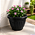 VASO GREGO REDONDO M PRETO GARDEN - 4,8L 19X25CM - Imagem 4