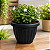 VASO GREGO REDONDO P PRETO GARDEN - 2,2L 15X18CM - Imagem 4
