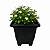 VASO QUADRADO MINI PRETO 330ML 9,5x8,5CM GARDEN - Imagem 3