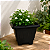 VASO QUADRADO MINI PRETO 330ML 9,5x8,5CM GARDEN - Imagem 2
