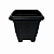 VASO QUADRADO MINI PRETO 330ML 9,5x8,5CM GARDEN - Imagem 5