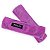 Faixa Cabelo Atoalhada Skin Care E Maquiagem 2 Unidades 66x6,5cm Lilás Uniqcare - Imagem 4