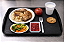 Bandeja Refeitório Restaurante Fast Food 43,5x30,5cm Preto 3UD - Imagem 2