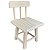 Cadeira Infantil de Madeira Pinus 40x25 Cm Resistente e Confortável Cagema - Imagem 5