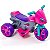 Moto Elétrica Infantil Rider Rosa 6V com Carregador Bivolt - Imagem 1