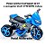 Moto Elétrica Infantil Rider Azul 6V com Carregador Bivolt - Imagem 4