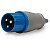 PLUG INDUSTRIAL MONOFÁSICO 3076 2P+T 16A 220V IMP - Imagem 1