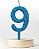 Vela Mini Luxo Azul - Imagem 11