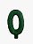 Vela Glitter Verde números de 0 a 9 e ? - Imagem 1