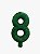 Vela Glitter Verde números de 0 a 9 e ? - Imagem 9