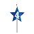 Vela Aniversário estrela Azul com glitter - Imagem 6