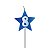 Vela Aniversário estrela Azul com glitter - Imagem 10