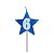 Vela Aniversário estrela Azul com glitter - Imagem 8