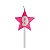 Vela Aniversário estrela Rosa com glitter - Imagem 11