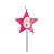 Vela Aniversário estrela Rosa com glitter - Imagem 8
