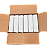 Cartuchos de 300 Pulseiras Zebra Z-band Adulto Branco - Caixa C/ 6 - Imagem 1