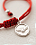 Pulseira vermelha Espírito Santo com ponteiras Prata 925 - Imagem 3