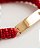 Pulseira Macramê chapinha com estrelinha vazada banhada ouro 18k RN - Imagem 4