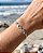 Pulseira infinito com olho grego Prata 925 - Imagem 5