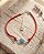 Pulseira vermelha olho grego em prata 925 com extensor - Imagem 2