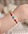 Pulseira vermelha olho grego em prata 925 com extensor - Imagem 7