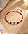Pulseira vermelha olho grego em prata 925 com extensor - Imagem 4