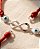 Pulseira vermelha infinito e olho grego em prata 925 com extensor - Imagem 6