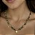 Colar Turquesa Africana Banhado a Ouro - Imagem 1