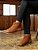 Bota Feminina Cano Curto Usaflex Em Couro Moda E Conforto - Imagem 1