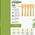 Kit Conjunto De Utensílios Bambu 5 Peças Colher De Pau Artesanal Cozinha Moderna - Imagem 2