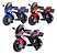 Moto Elétrica Infantil Ninja Esportiva 12v Luz Led Rodinhas Azul 127/220v - Imagem 9