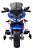 Moto Elétrica Infantil Ninja Esportiva 12v Luz Led Rodinhas Azul 127/220v - Imagem 2