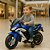 Moto Elétrica Infantil Ninja Esportiva 12v Luz Led Rodinhas Azul 127/220v - Imagem 5