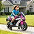 Moto Elétrica Infantil Ninja Esportiva Rosa Com Rodinhas Rosa-chiclete - Imagem 6