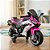 Moto Elétrica Infantil Ninja Esportiva Rosa Com Rodinhas Rosa-chiclete - Imagem 5