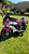 Moto Elétrica Infantil Ninja Esportiva Rosa Com Rodinhas Rosa-chiclete - Imagem 4