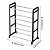 Sapateira 4 Andares Organizador Multiuso Para Calçados 12 Pares Sapateira De Chão Organizadora 41.5X21X53.5CM - Imagem 5